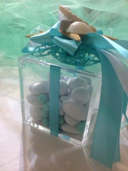 Scatola 8x8 tema mare - 2