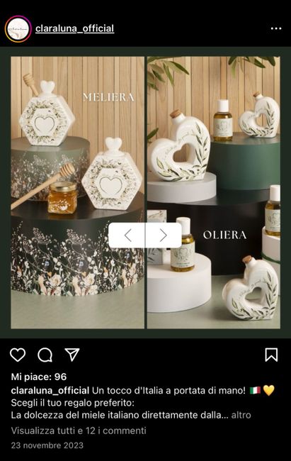 Bomboniera gastronomica con olio 1