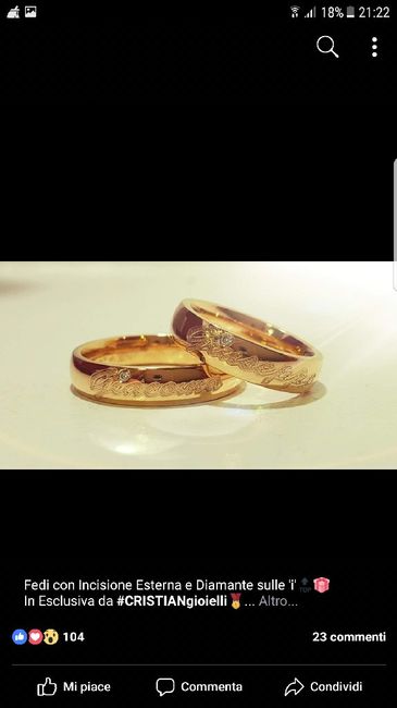 Scelta delle fedi: che ne pensate? - 1