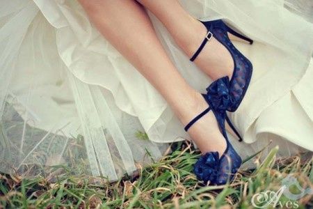 scarpe blu