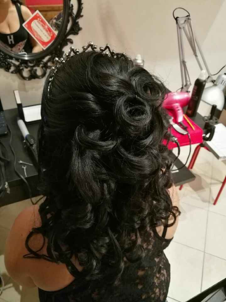 Prima prova trucco a capelli - 1