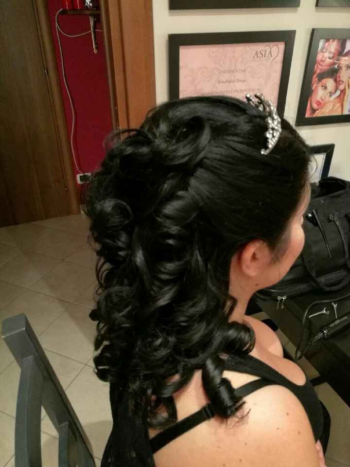 Prima prova trucco a capelli - 2