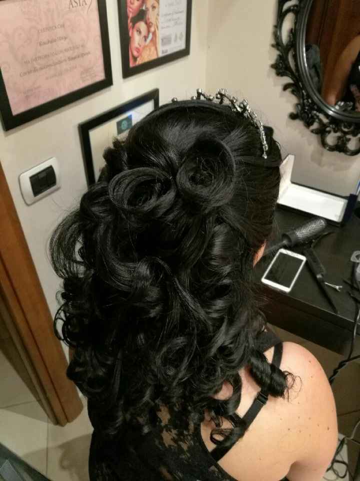 Prima prova trucco a capelli - 3