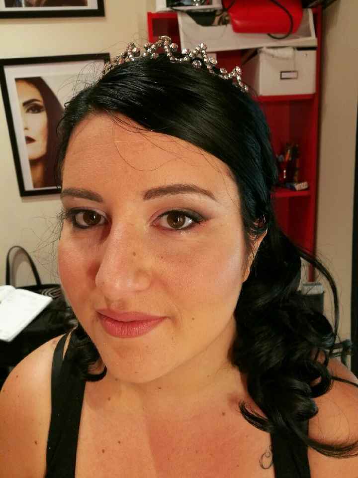 Prima prova trucco a capelli - 4