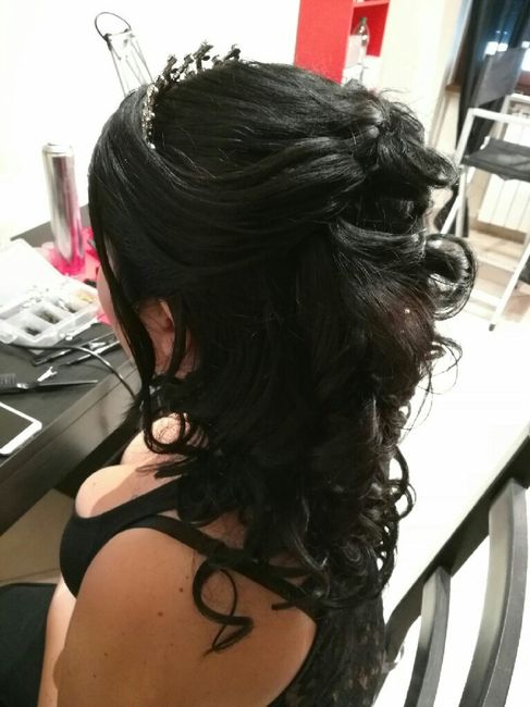 Prima prova trucco a capelli - 6