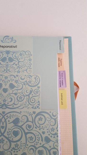 l'agenda come vedi è divisa in sezioni ed è quindi molto pratica, oltre ad essere bella