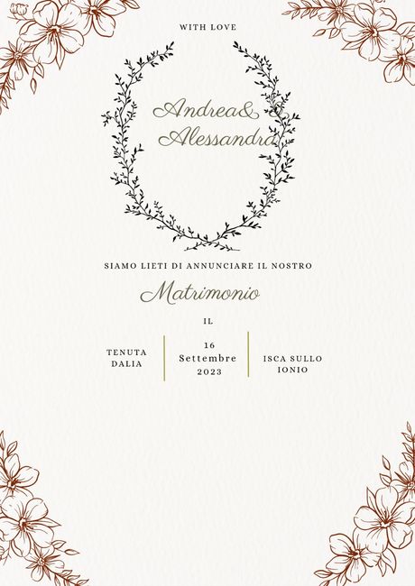 Partecipazioni di nozze - 1