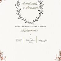 Partecipazioni di nozze - 1