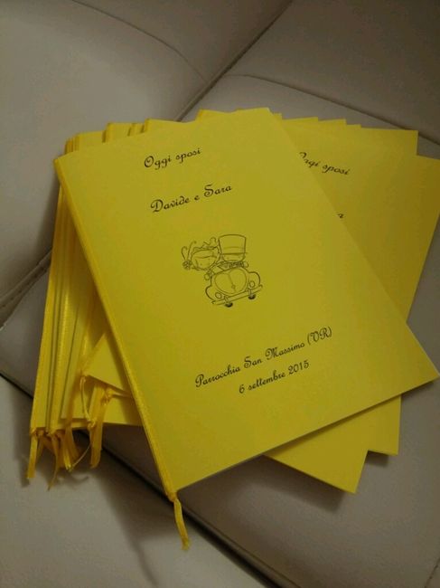 Costo libretto messa - 1