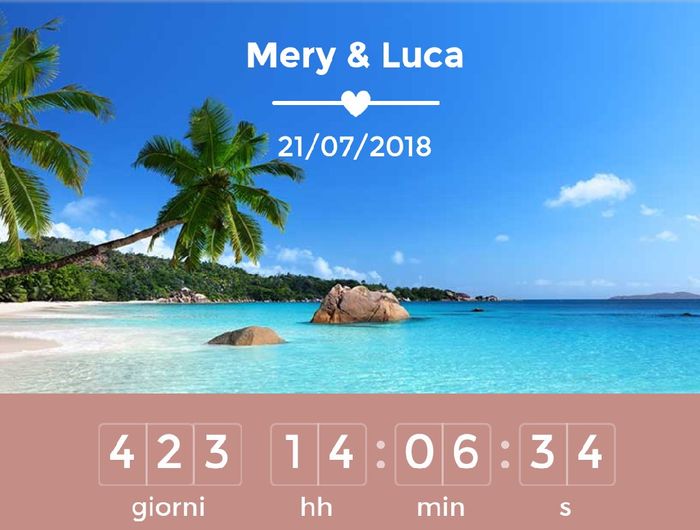 Quanto segna il vostro countdown? - 1