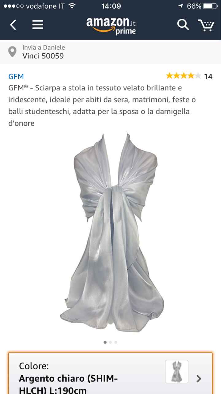 Stola quale prendere e che colore ho abito - 1