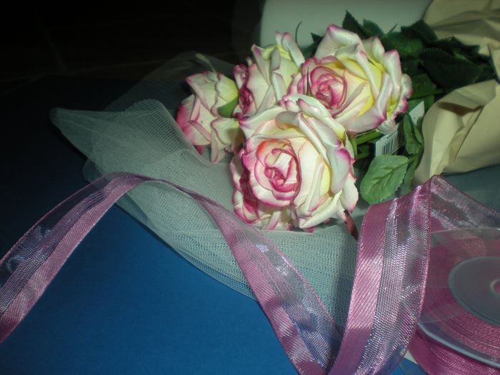 nastro, tulle e rose
