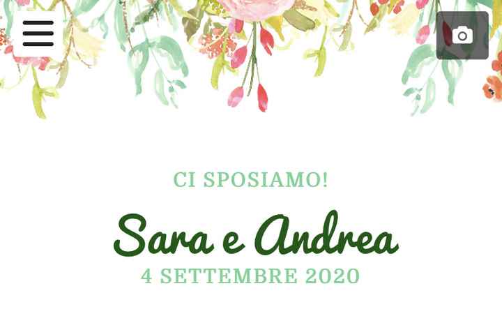 Qual è la foto principale del Wedding Site? O quale metteresti? - 1