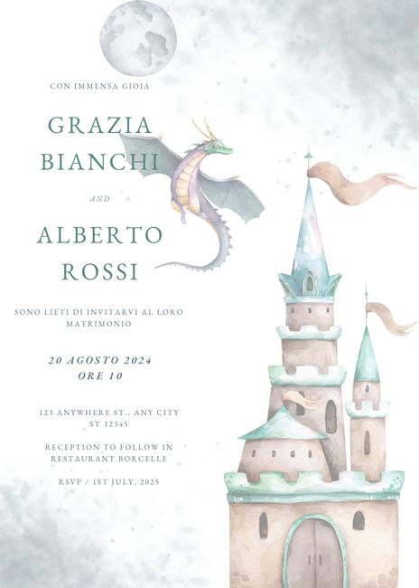 Inviti in stile fiaba 2