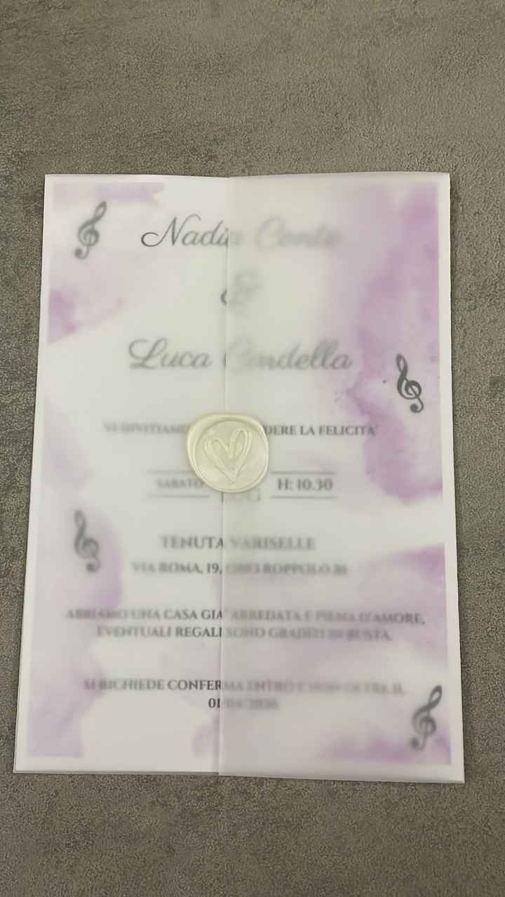 Foto delle vostre partecipazioni ❤️ - 1