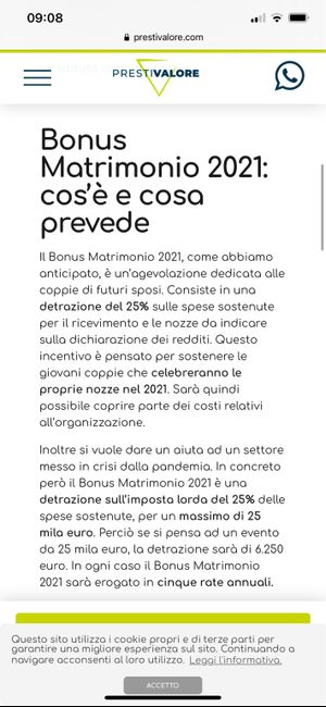 Bonus matrimoni 2021 3