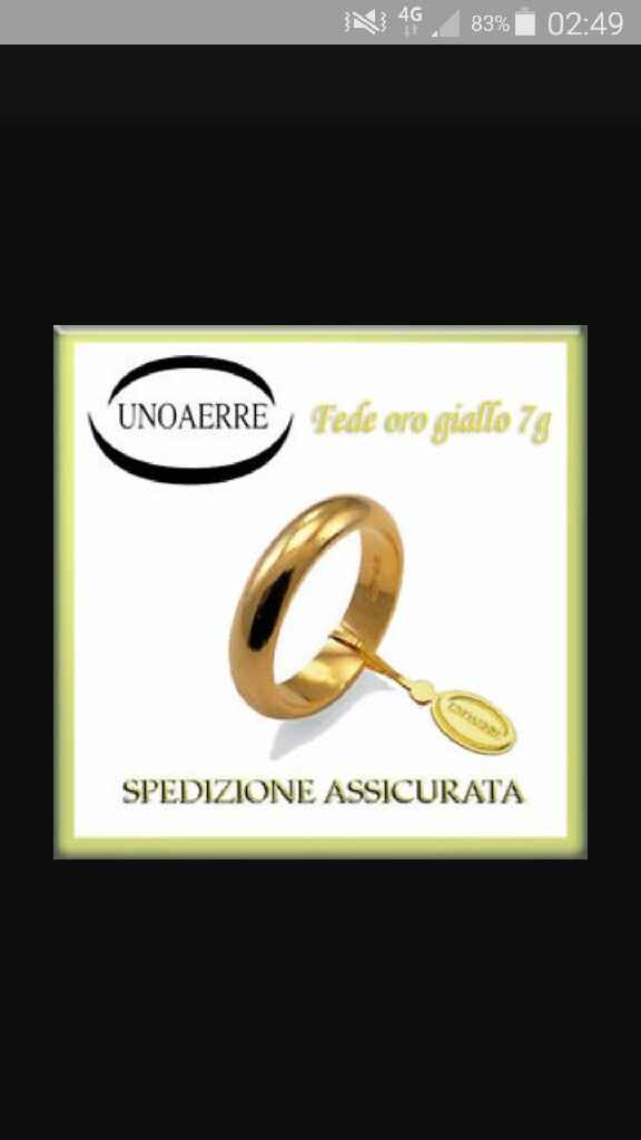 Fedi matrimoniali - 1