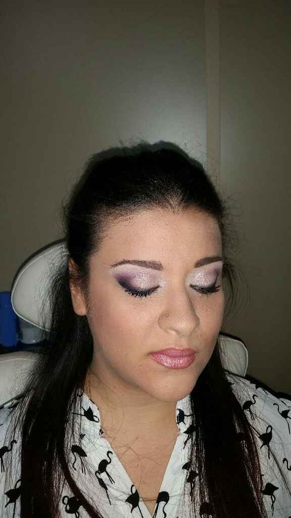 Trucco sposa - bianco e rosa - 1