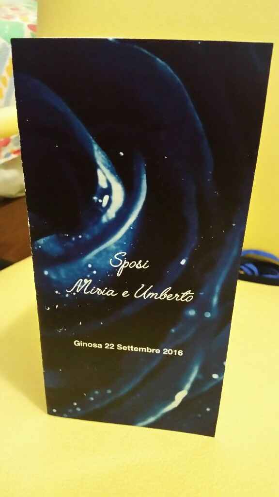 I miei menu' .... e i temi per i tavoli ... - 1