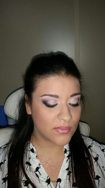 Trucco sposa - bianco e rosa - 1
