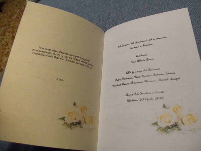 Prima pagina libretto
