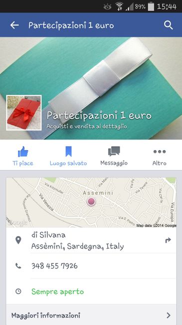 Sondaggio costo partecipazioni - 1