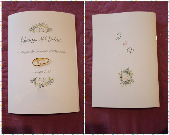 Libretto della Messa 1