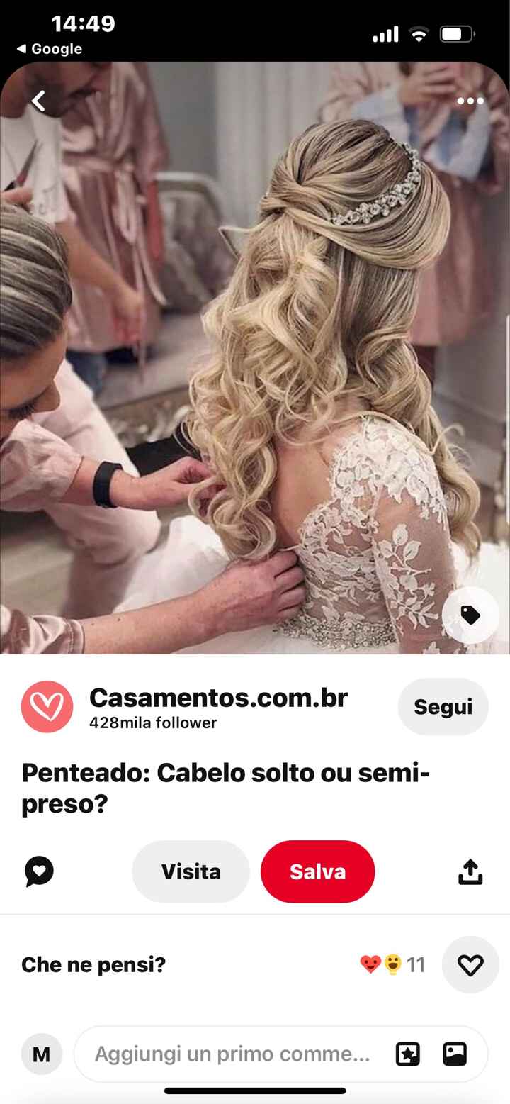 Idee su acconciatura sposa 👰‍♀️ - 2