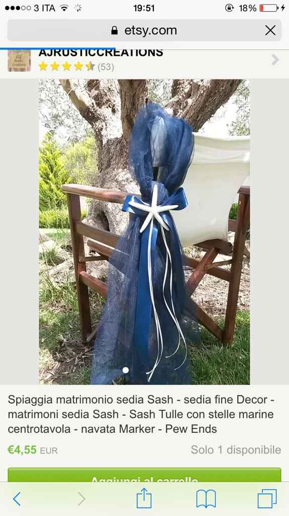 Decorazioni sedia etsy mare - 1
