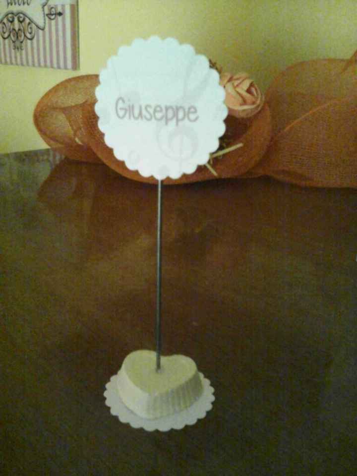 Segnaposto e numerazione tavoli - 2