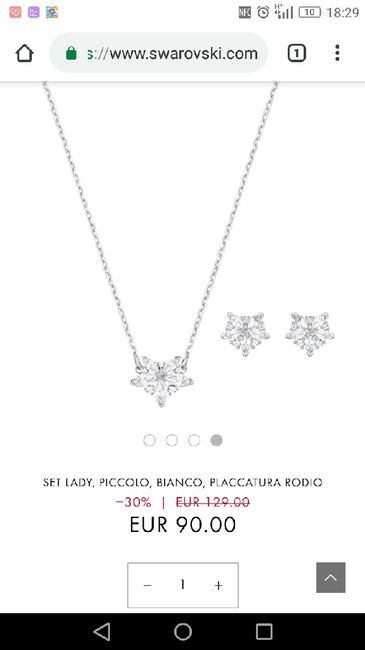 Parure testimone - 2