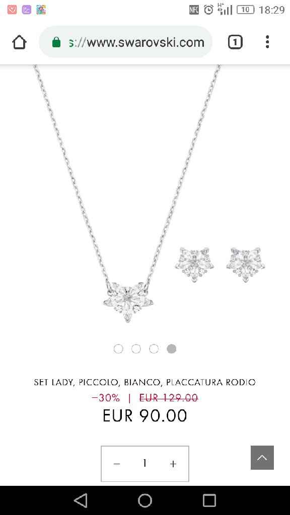 Parure testimone - 2