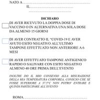 Autocertificazione x Green Pass - 1