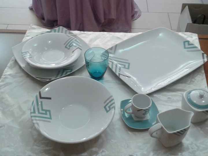 Il mio servizio di piatti e tazzine