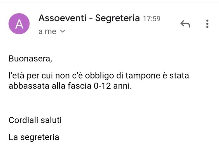 Tampone ai bambini? - 1