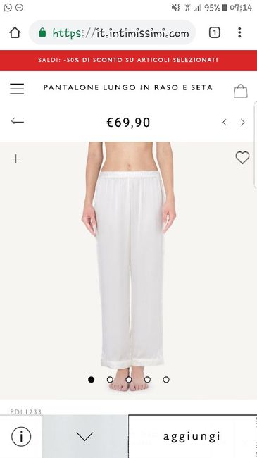 Ragazze buongiorno.... Sottoveste e kimono o pigiama con pantalone Lungo? - 2