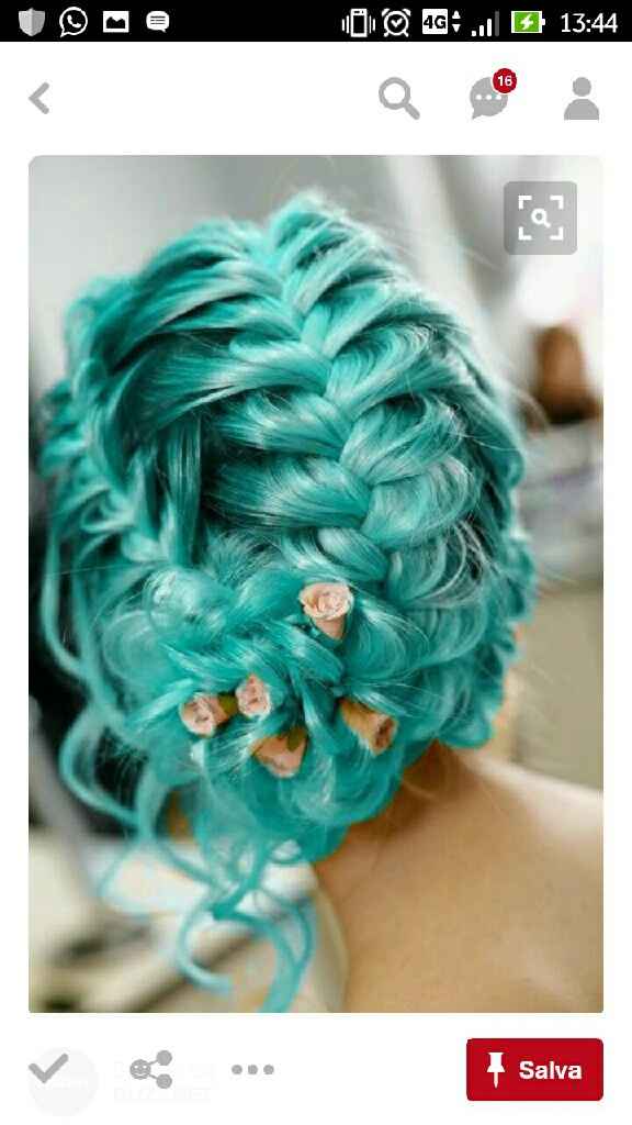 Acconciatura sposa: capelli blu?? - 1