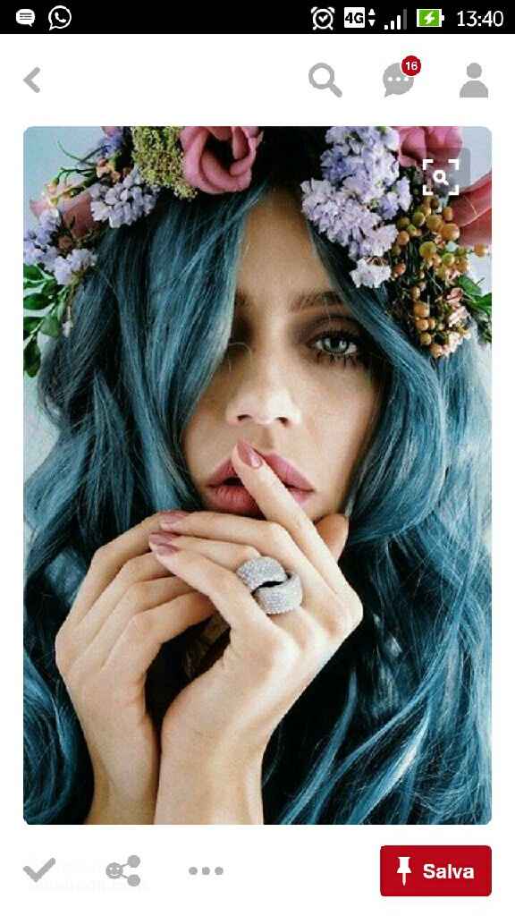 Acconciatura sposa: capelli blu?? - 4