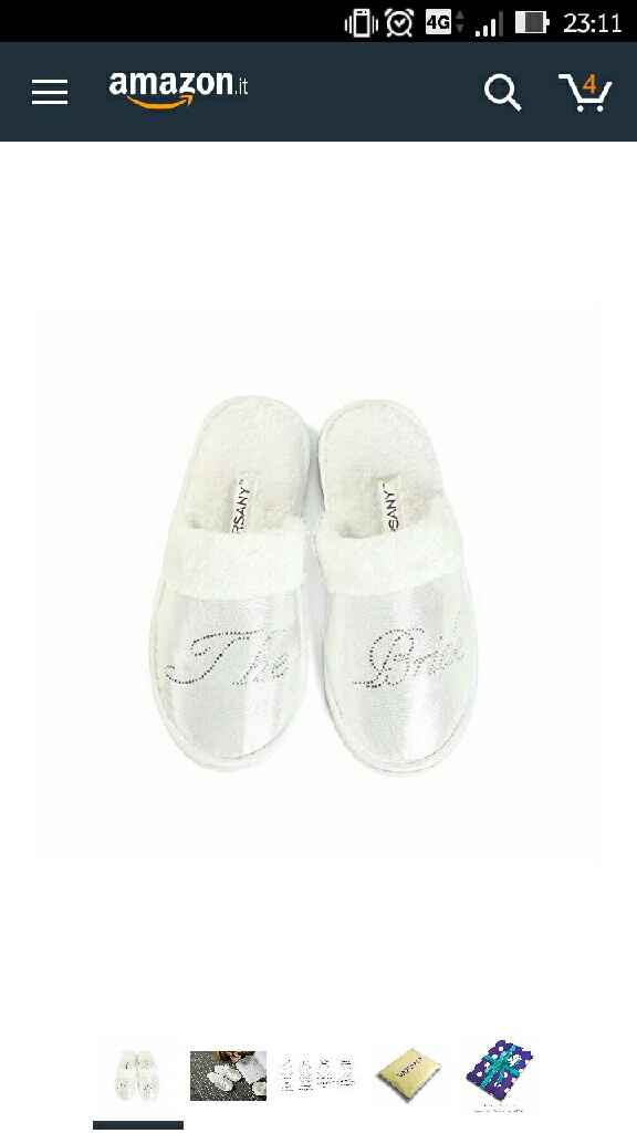 Pantofole amazon e taglia. - 1