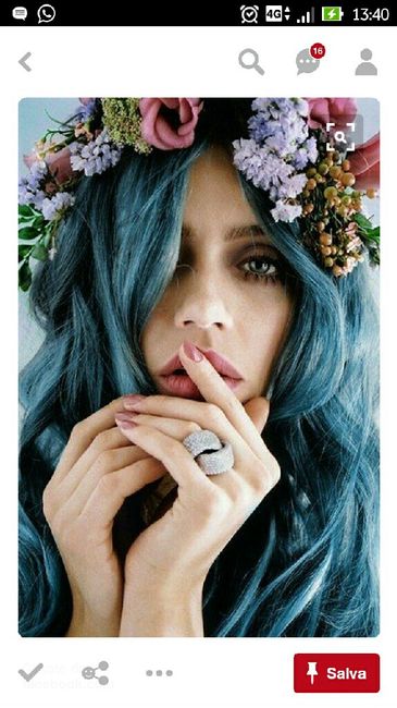 Acconciatura sposa: capelli blu?? - 4