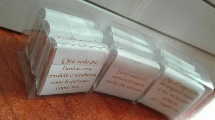 Segnaposto mi mostrate i vostri - 1