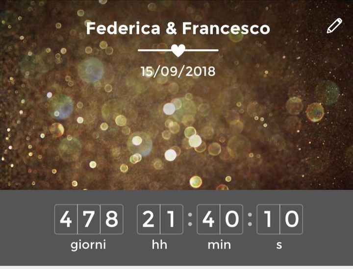 Quanto segna il vostro countdown? - 1