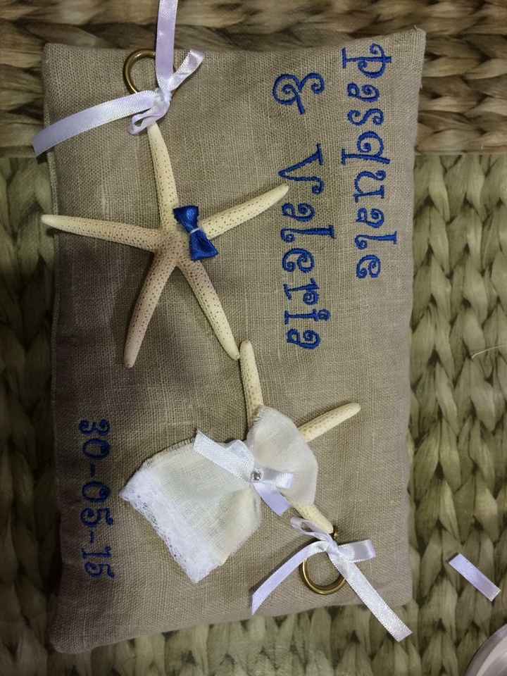 Cuscino porta fedi... ecco il mio, mi fate vedere i vostri - 1