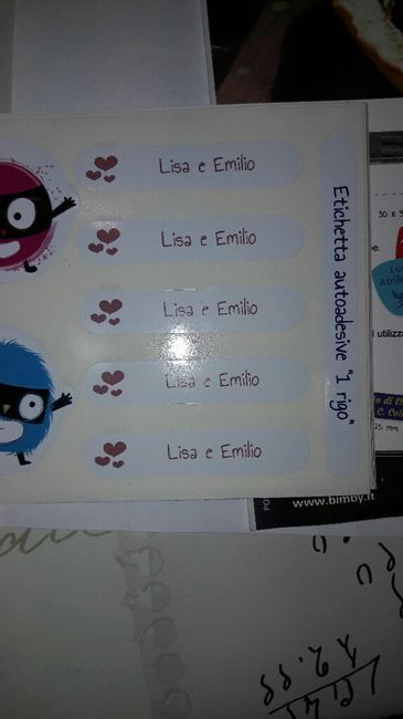 Etichette personalizzate - 2