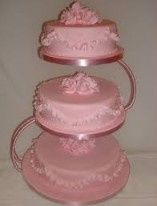 Wedding cake in pink! 7