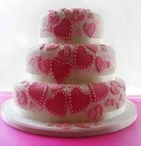 Wedding cake in pink! 8