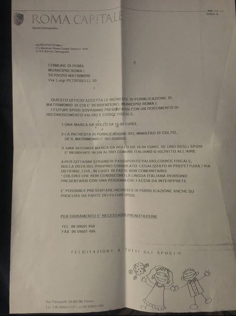 Sposarsi a Roma - 1’ municipio 1