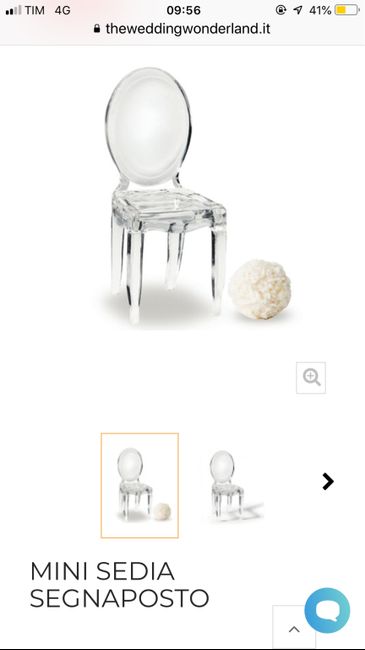 Mini sedie segnaposti 6