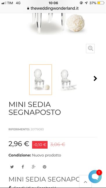 Mini sedie segnaposti 5