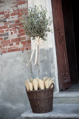 Promemoria addobbi esterno chiesa. Semplicità 2